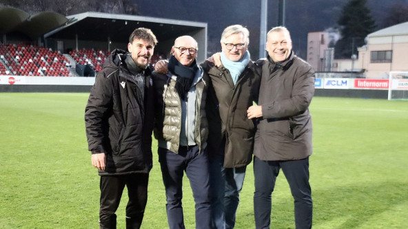 Dirigenza Virtus Bolzano + mister E. Kaptina