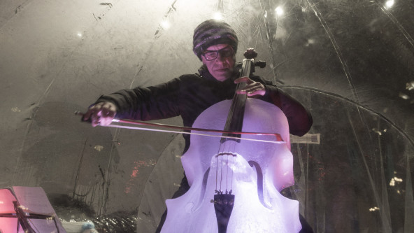 Sollima, violoncello di ghiaccio