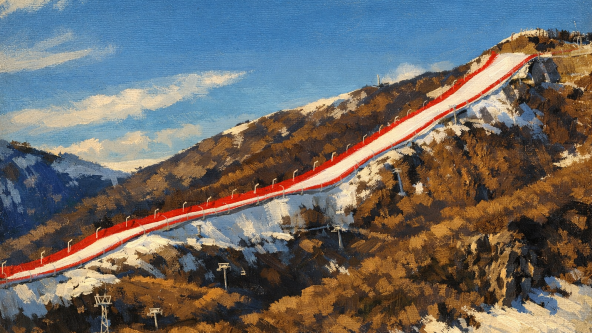 Das weiße WInterband