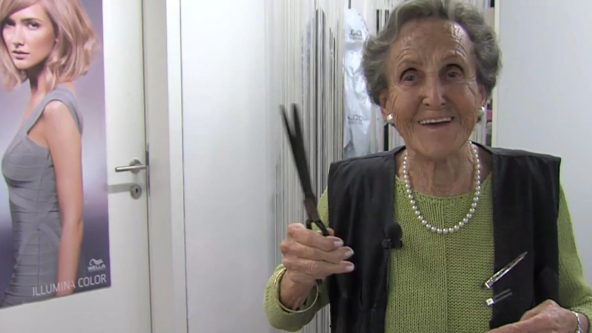 Emma Roschatt 75 Jahre Friseurin Albert Atz