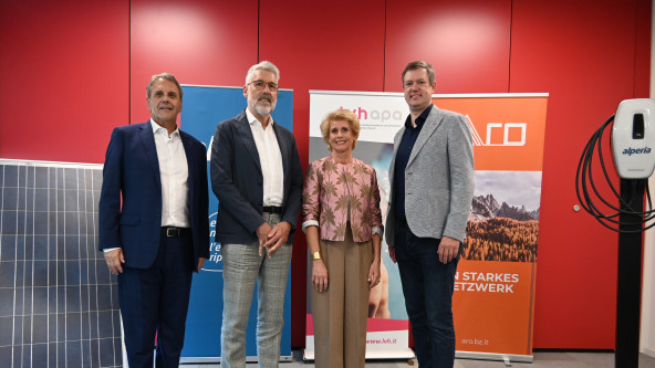 Luis Amort, Hans Duffek, Flora Kröss und Martin Haller