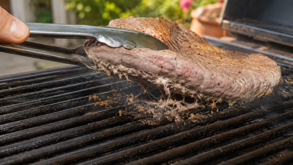 Steak auf Rost