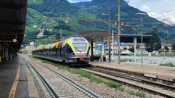 Zug Bahn Brenner