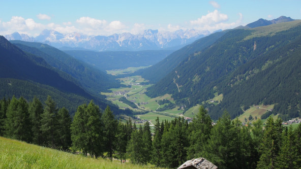 Beeindruckender Ausblick über das Gsieser Tal
