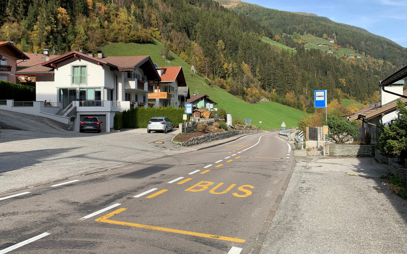 fermata bus haltestelle selva dei molini muhlwald muehlwald