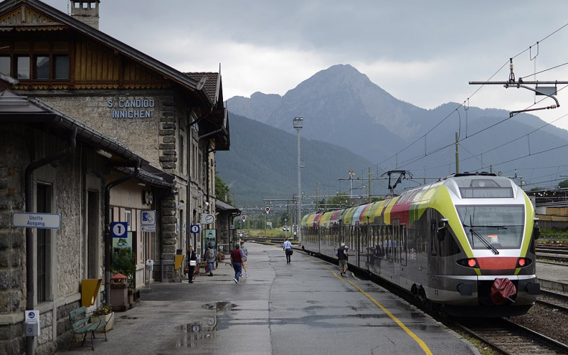 Bahnhof in Innichen