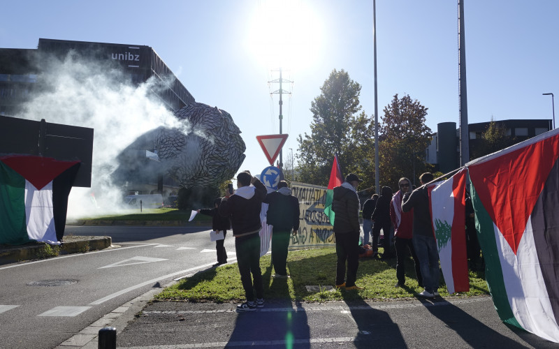 manifestazione palestina piantedosi 14.11