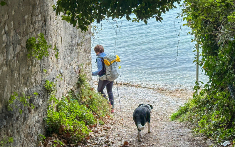 Auf der Ostseite des Gardasees