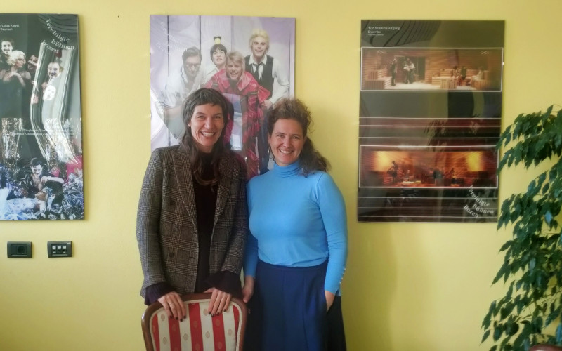 Tanja Pichler (Plus, Vorstand) und Katharina Hiller (Künstlerisches Betriebsbüro VBB)