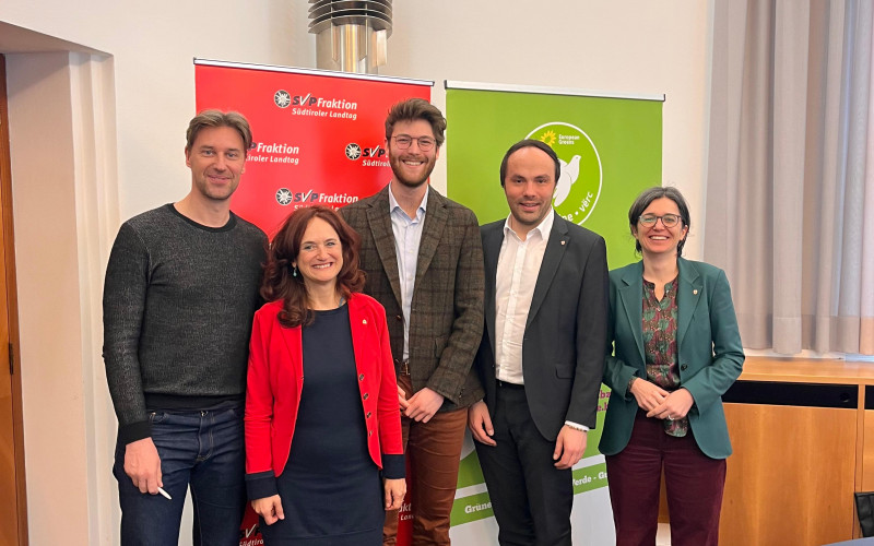 Peter Schorn, Brigitte Foppa, Zeno Oberkofler, Philipp Achammer, Madeleine Rohrer