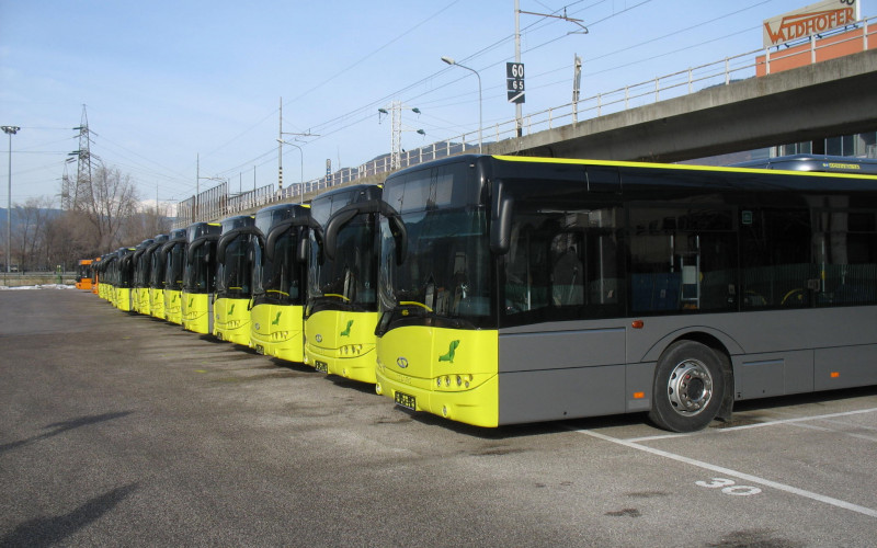 I bus a gasolio acquistati da Sasa nel 2012.
