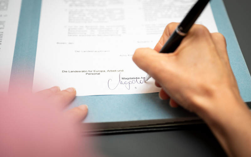 Unterschrift