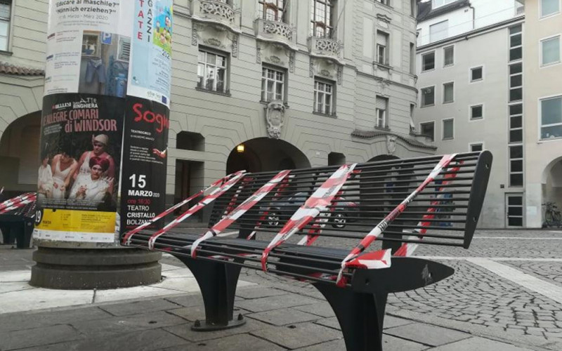 Sitzen verboten