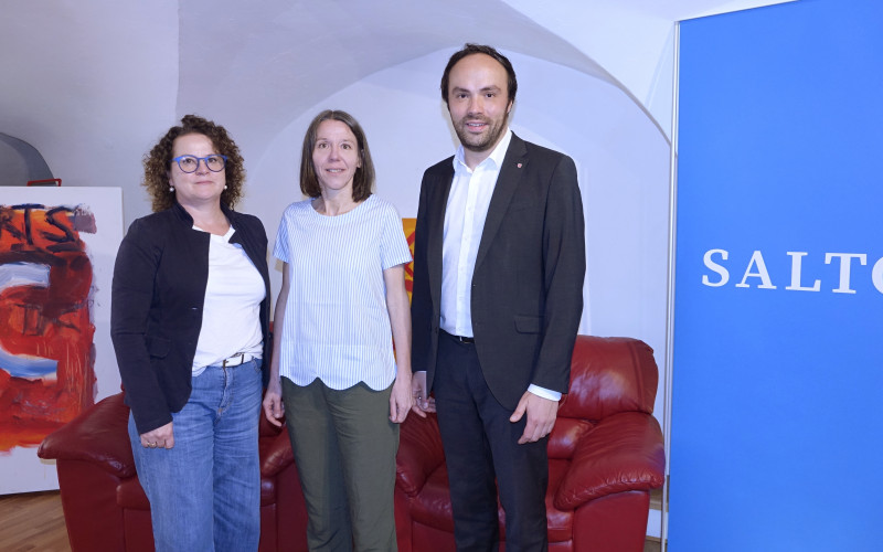 Petra Nock, Andrea Perger, Philipp Achammer