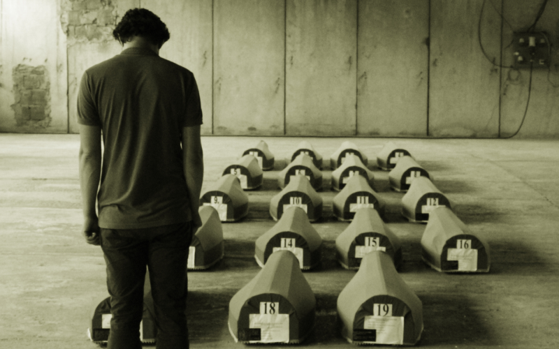 Gedenken an Srebrenica