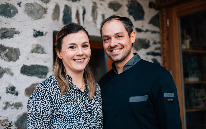 Barbara und Wolfgang Noflatscher betreiben das Restaurant Kircherhof in Albeins.
