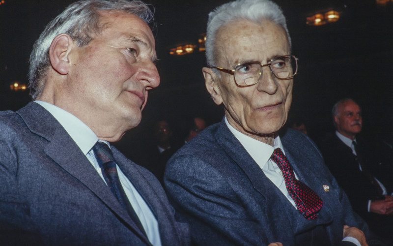 Roland Riz und Silvius Magnago