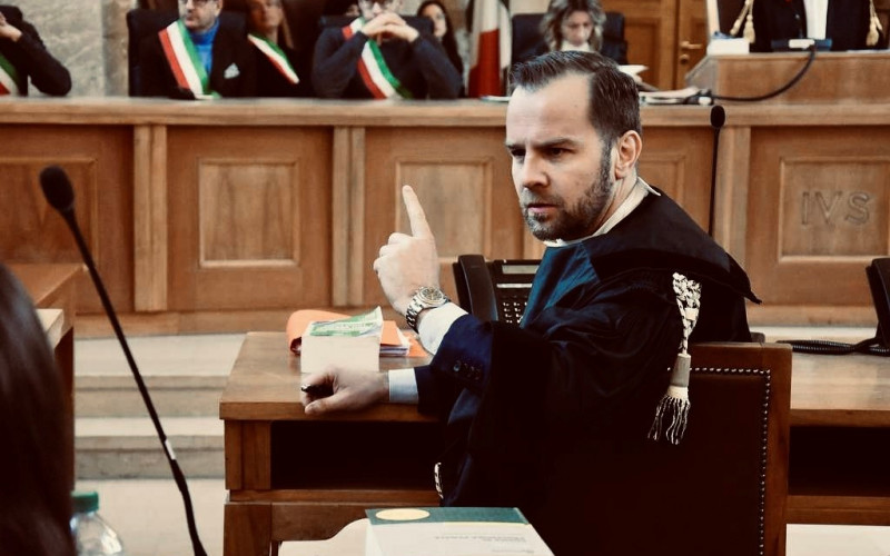 Andreas Tscholl bei Prozess