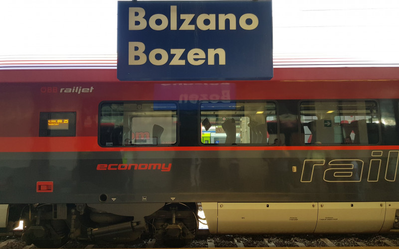 Railjet Testfahrt Bozen